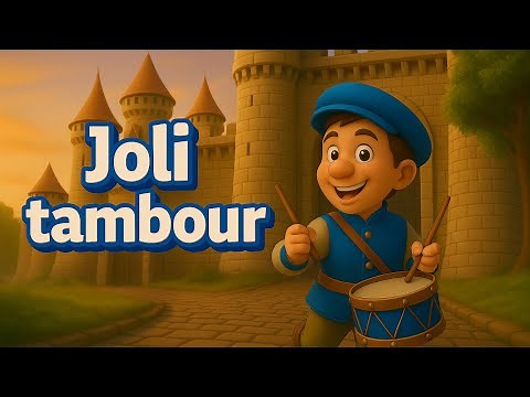 Joli Tambour 🥁 | Comptine Rythmée et Animée pour Enfants