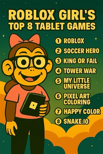 Roblox Girls Top 8 Tablet Games