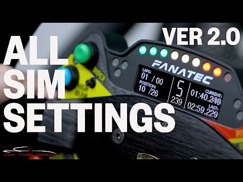Fanatec Podium DD and CSL DD Settings For All Sims.