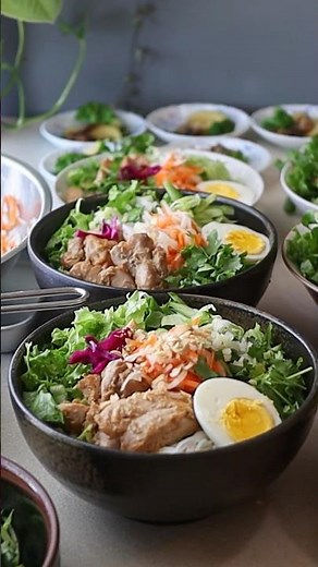 7人の賑やかな食卓。乾燥米麺（ブン）で作る、ベトナム風混ぜ麺 #料理 #暮らし
