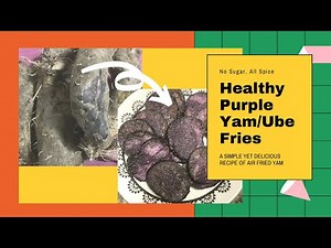 Purple Yam Air Fried