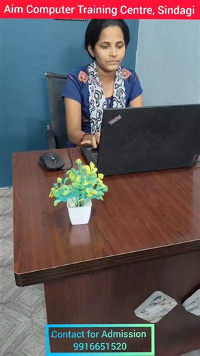 Aim Computer Training Centre Sindagi on Instagram: "#computer"