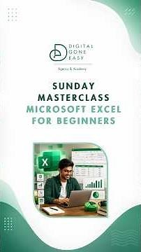 Microsoft Excel for Beginners | Complete Excel Tutorial 2026 | Basics to VLOOKUP & Formulas