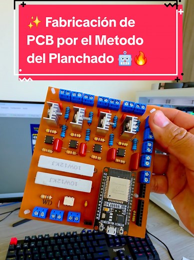 Fabricación de PCB por el Método del Planchado Casero