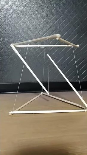 テンセグリティ構造作ってみた