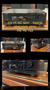 ĐẦU GIẢI MÃ ADC SONY - 1000ESD HÀNG ĐẤU MẠNG JAPAN ĐẸP LẮM THIẾT KẾ 2 HỒI GỖ VÂN SANG TRỌNG GIẢI MÃ CHUYÊN NGHIỆP CHO RA TÍN HIỆU NHẠC SỐ 48/ BÍT ĐiỆN NGUỒN . 100v THÔNG TIN CHI TIẾT & GIÁ LIÊN HỆ | Nguyễn Hoá