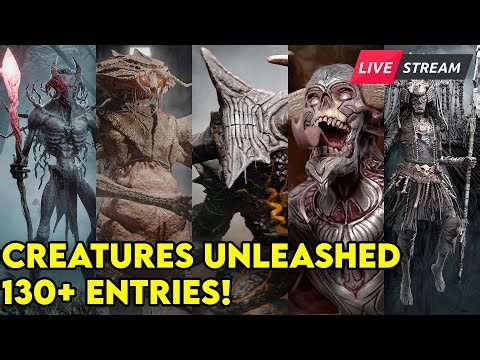 Creatures Unleashed! ALL 130 SHOWCASE! Livestream
