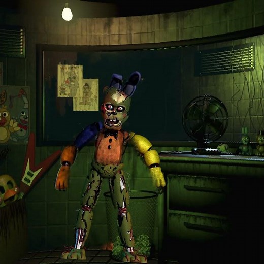 How I think springtrap turned into scraptrap