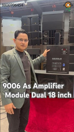 9006 as Amplifier module Dual 18 inch | Review by G-Audio India .