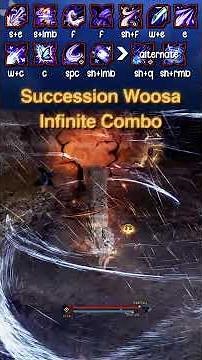 Succession Woosa Infinite Combo Guide | #blackdesert