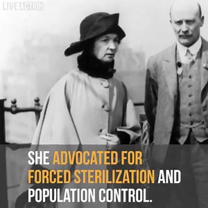 2M views · 52K shares | Planned Parenthood founder Margaret Sanger held disturbing views on eugenics and population control. Her legacy led to the birth of America's biggest abortion chain, which commits over 320,000 abortions every year. | Live Action | Facebook