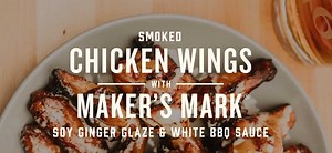 Sweet and crispy Maker's Mark smoked soy ginger wings bring the flavor in a big way, but it’s the creamy, acidic hit of Alabama white sauce that keeps you coming back for more. https://bit.ly/3d8SSxB | Oklahoma Joe's Smokers