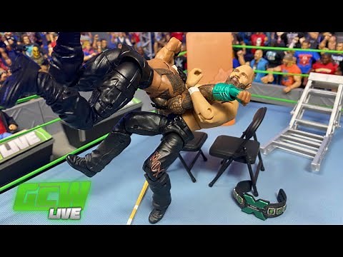 REIGNS VS MOXLEY! GCW LIVE FULL SHOW HIGHLIGHTS (WWE Action Figure Match)