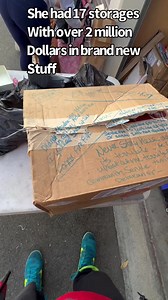 Over $2 million in her 17 storage units i paid $700 for this #reels #shorts #fyp #howto #storagewars #storageauctionpirate | Storage Auction Pirate