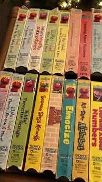 Danny’s VHS Sesame Street/Elmos World collectio