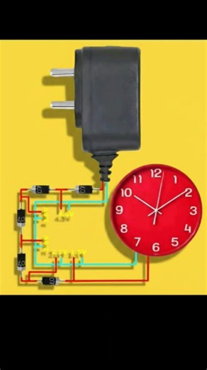 wall clock on 5v adpater circuit diagram #automobile #shorts#foryou #crazy chapur
