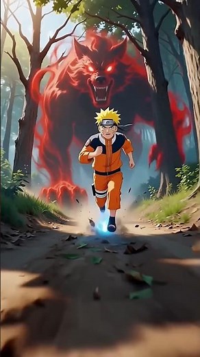 Anime Giants Chase Goku, Naruto, Luffy & Tanjiro, Epic Running Transformation #shorts #goku #naruto