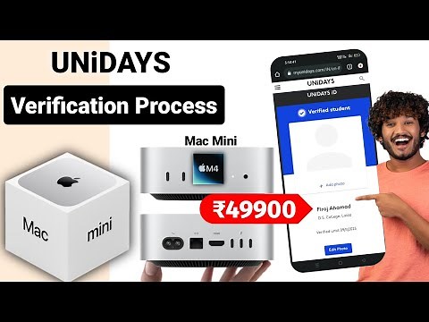 UNiDAYS Verification New Process 2024 to 2025 - Mac Mini M4 at Just ₹49,900 | Apple Student Discount