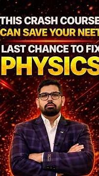 NEET Physics Crash Course 2026 🔥 160+ Score Strategy #neet2026 #studymotivation
