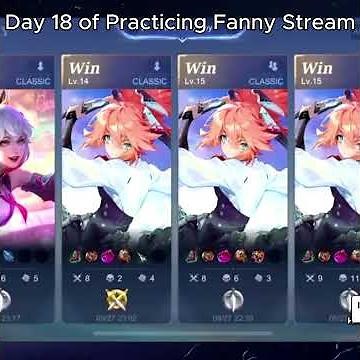 My fanny practice games are actually wins - carried ofcourse #fannypractice #mobilelegends #mlbb
