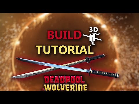 How To Make Deadpool's Katana's (3D Printed)