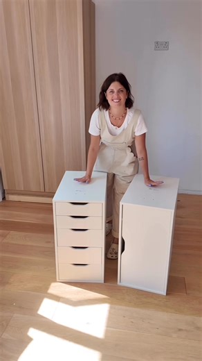 1.6M views · 9K reactions | ✨ From plain IKEA PAX to a built-in wardrobe with a hidden desk! ✨ This little corner just levelled up on storage AND style – all on a budget. Let me know in the comments if you want me to share the full tutorial  #IKEAhack #PAXwardrobe #DIYbuiltins #desksetup #storagegoals #homehacks #budgetmakeover #DIYinspo #wardrobehack #IKEAideas | Our Bears Home | Facebook