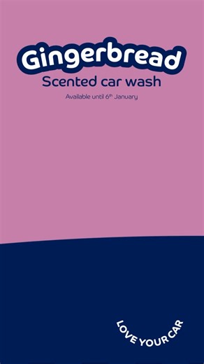 🚗✨ Your car deserves to smell like a snack 😋 Our Gingerbread Scented Car Wash is here until Feb 6th whilst stocks last! Don’t miss out on those sweet, spicy vibes 🍪 #gingerbread 🔥 #car #christmas #celebrate #scent | IMO Car Wash