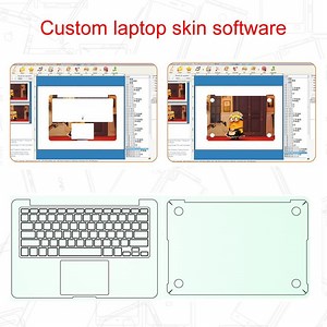 [Hot Item] 3D Custom Laptop Sticker Design Software for Laptop Cover Stickers