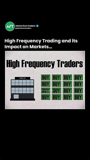 Advice from traders on Instagram: "High Frequency Trading and its Impact on Markets… Save this post for later Follow @advicefromtraders for daily trading & finance insights! Source: ThePlainBagel (YT) Use: for educational and purposes only. . . . . . . . . . #HighFrequencyTrading #HFT #MarketManipulation #Finance #Trading #StockMarket #AlgorithmicTrading #Investing"