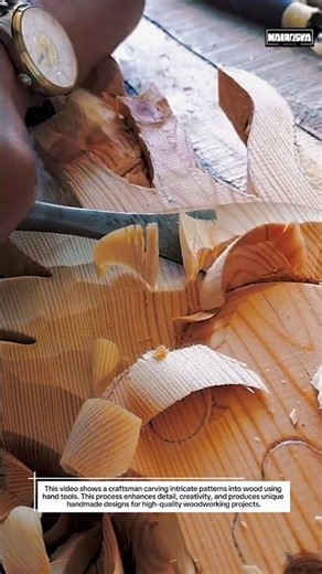 Satisfying Hand Carving Wood Art | Detailed Craftsmanship Process