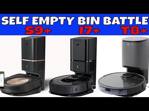 Ecovacs Deebot T8+ -VS- iRobot Roomba i7+ -VS- Roomba s9+ - SAME Test - Robot Vacuum 3 Way BATTLE