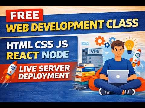 FREE Web Development Demo Class Full Recording | HTML CSS JavaScript React Node js | Full Stack Road