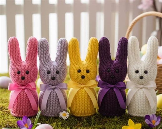 Loom Knit Bunny Pattern, Easy Stuffed Animal, 24-peg Loom (PDF Download) - Etsy