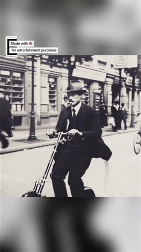 The first e scooter was in 1915! 🛴⚡