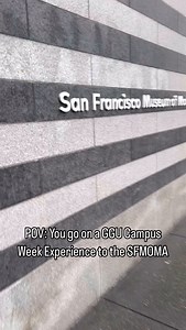 During campus week, students stepped out of the classroom and into the wondrous world of modern art at the @sfmoma. From an immersive light installation by Yayoi Kusama to thought-provoking portraits by Amy Sherald, touring one San Francisco’s most famous museums provided students with a different kind of learning experience - one that feeds the heart and soul. Just a short walk from GGU’s campus, a day at the SFMOMA is one of our favorite activities, rain or shine! | Golden Gate University
