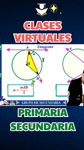 El Ángulo Semi-inscrito (Clases Virtuales Secundaria) Clases Virtuales para primaria y secundaria. Clases VIRTUALES en vivo. Informes al 940 624 404 La MATEMATICA la desarrolla el mismo estudiante con el seguimiento del docente. #academia de matemática. 👏🏻😀📚CARACTERÍSTICAS DE NUESTRA PREPARACIÓN • 👉🏻Tendrá Clases en vivo por ZOOM. • 👉🏻100% interactivas • 👉🏻Incluye libros y guías descargables. • 👉🏻Reporte de Notas y asistencias semanales • 👉🏻Comunicación constante con el apoderado(a