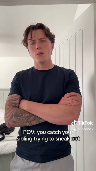 Catching Your Sibling Sneaking Out at Night