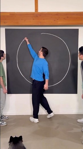 Perfect Circle Challenge😂 can you draw a perfect circle?