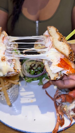 10K views · 120 reactions | We were so impressed by Burger and Lobster! Such a great place to have a nice dinner and enjoy a burger and some lobster. For appetizers we got the Wagyu Beef Bites and Crab Bites. For an entree we got the Combo For Two and for dessert we got the Cheesecake Mousse. #burgerandlobster #nycrestaurants #ukrestaurants #burgers #lobster | Shakiyla | Facebook