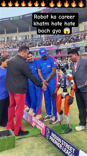 salman khan in stadium with robot handshake salman khan funny video salman khan funny video salman