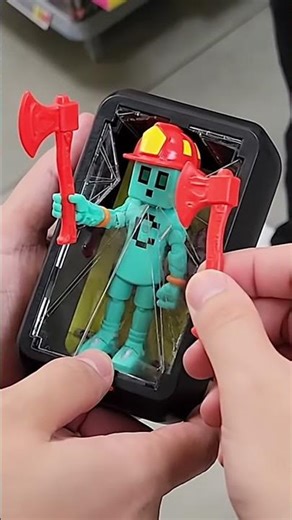 #minecraft #craftee craftee wearing a fire helmet and an axe