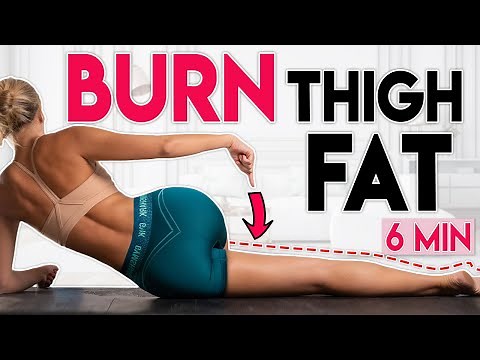 BURN THIGH FAT ﻿🔥 Slim & Tone Back of Legs Exercises | 6 min Workout