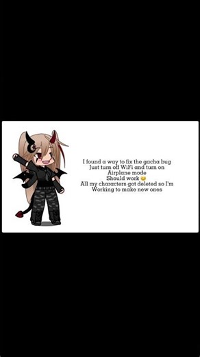 Gacha life bug fix! #gacha