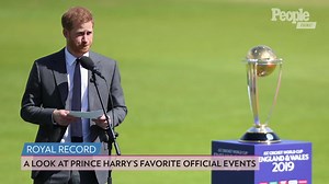 New Dad Prince Harry Just Met His Adorable Mini-Me at the Cricket World Cup Opening Match