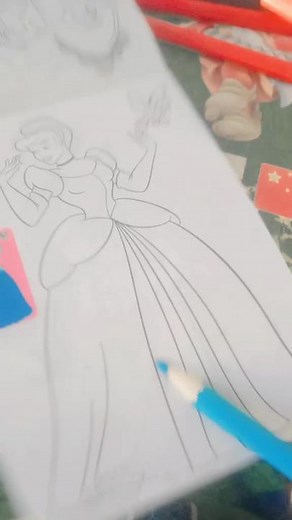 Coloring a Princess Drawing: Step-by-Step Tutorial