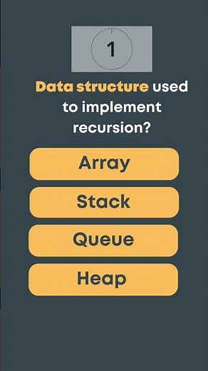 Lear DSA one MCQ at a time