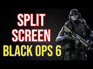 How to Play Split Screen in COD BO6 Black Ops 6, PS5 / Xbox Series S/X, 2 Players Coop Black Ops 6