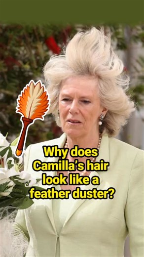Why does Camilla’s hair look like a feather duster? #celebrity #fyp #QueenCamilla #PrincessKate #PrincessDiana #britishroyalfamily | Whispers of the Crown