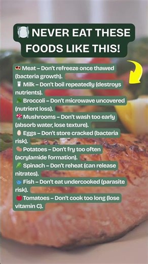 ❌ Never Eat These Foods Like This (Most People Don’t Know!)