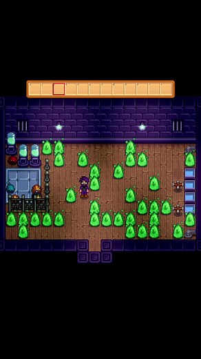 EASIEST Way To Set Up a Slime Hutch in Stardew Valley #fyp #stardewvalley